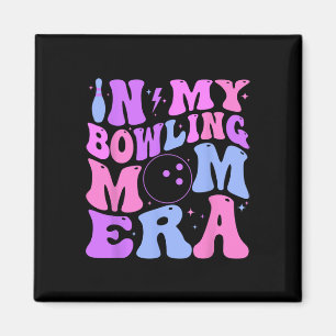 Imán Retro Groovy En Mi Era De Mamá De Bolos Divertido