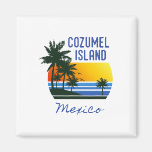 Imán Retro Guay Cozumel Original México Bebe Mujeres M