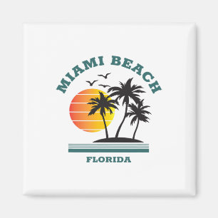 Imán Retro Guay Miami Beach Mens Womens Florida Beach