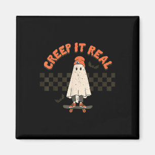Imán Retro Halloween Creep lo hace real Fall Boy Fall S