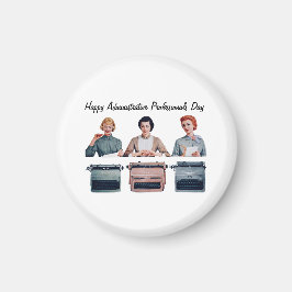 Imán Retro Happy Administrative Professionals Day 