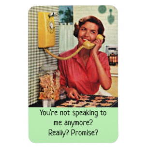 Imán Retro Housewives - Ya no habla,