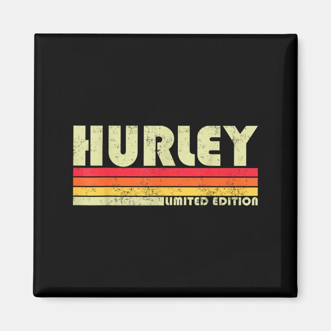 Imán Retro Hurley Home State Cool 70s 80s Style Sunset  (Frente)