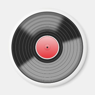Imán Retro L.P. de Vinilo