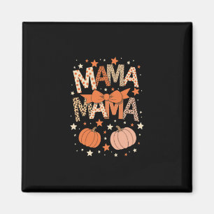 Imán Retro Mama Coquette Lazos Leopardo Mamá Otoño Día