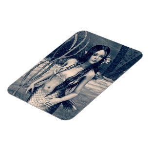 Imán Retro Mermaid