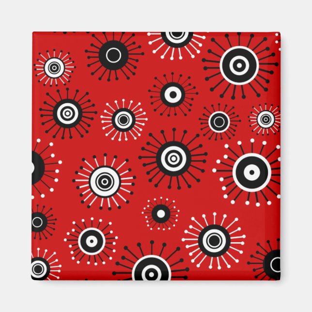 Imán Retro Mod Starburst (Frente)