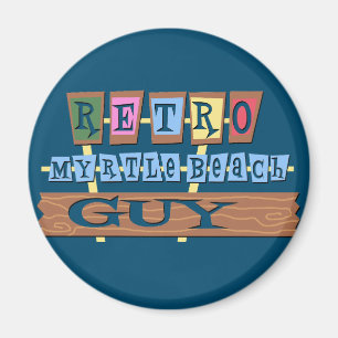 Imán Retro Myrtle Beach Guy