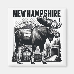 Imán Retro New Hampshire
