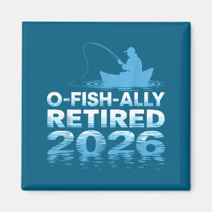 Imán Retro O-pescador-amente Retirado 2026 Pescador Pes