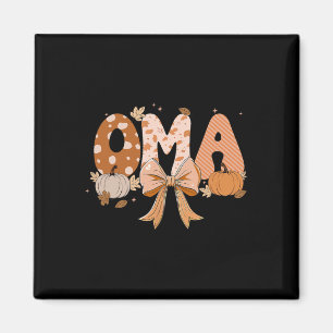 Imán Retro Oma Coquette Bows Leopard Fall Acción de Gra