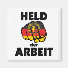 Imán Retro Ostalgie DDR Held der Arbeit