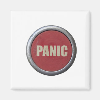 Imán Retro Red Industrial Panic Button