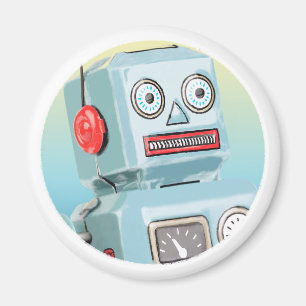 Imán Retro Robot Magnet