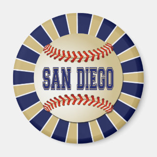 IMÁN RETRO SAN DIEGO BASEBALL