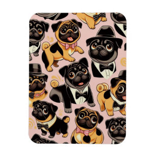 Imán Retro Seamless Cum Pug