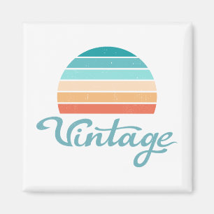 Imán Retro Sunset+Guión de época con problemas
