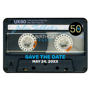 Imán Retro T6 Audiotape fiesta de 50 años FPM