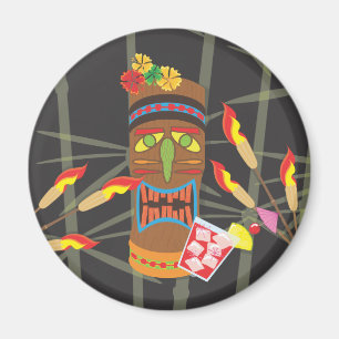 Imán Retro Tiki Head