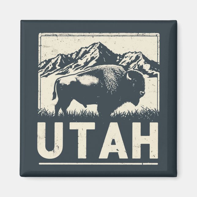 Imán Retro Utah (Frente)