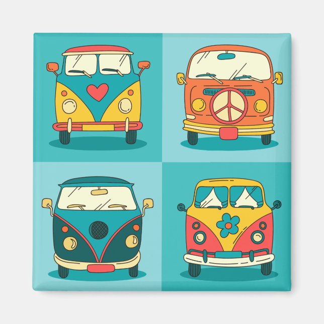 Imán Retro Van (Frente)