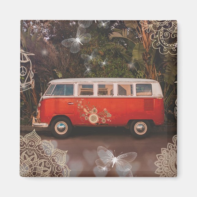 Imán Retro Van (Frente)