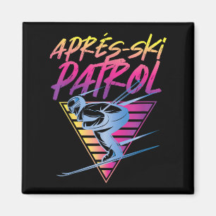 Imán Retro Vintage 80 Apres Ski Patrol