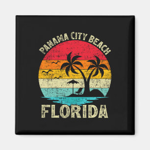 Imán Retro Vintage para Vacaciones Familiares Florida C