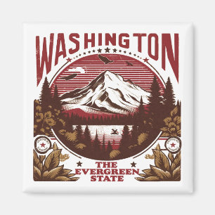 Imán Retro Washington