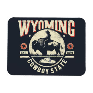 Imán Retro Wyoming