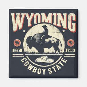 Imán Retro Wyoming
