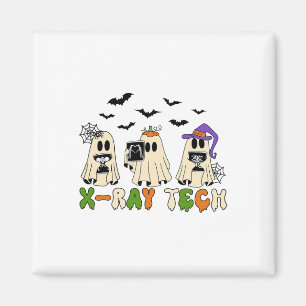 Imán Retro X-ray Tech Halloween Ghost Radiology Ghost R