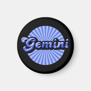 Imán Retro Zodiac Gemini