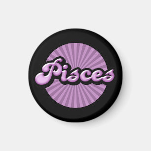 Imán Retro Zodiac Pisces