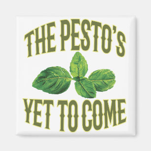 Imán Retruécano divertido de la comida - el Pesto