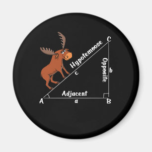 Imán Retruécano divertido del chiste de los alces de la
