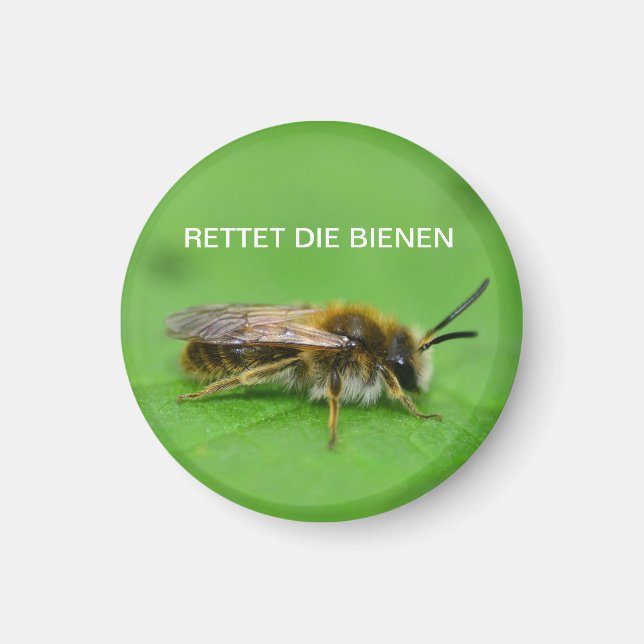 Imán Rettet die Bienen (Frente)