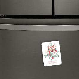 Imán Reúnete conmigo bajo el mistletoe