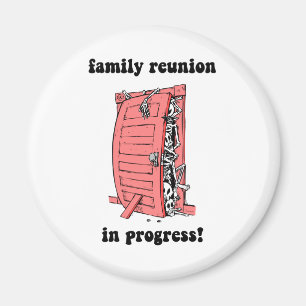 Imán Reunión de familia divertida
