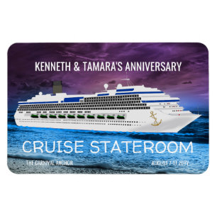 Imán Reunión del marcador de la puerta de Stateroom de