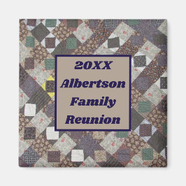 Imán Reunión familiar Keepsake Patchwork Quilting