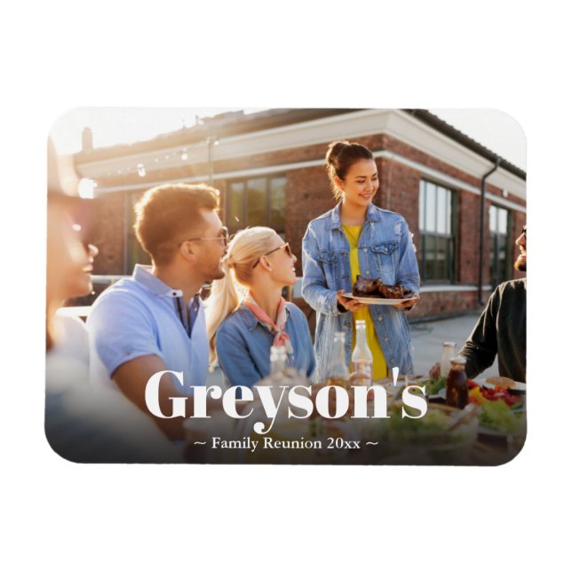 Imán Reunion Familiar Reunion Memorabilia Magnets (Horizontal)