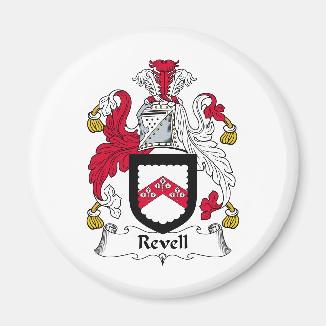 Imán Revell Family Crest (Frente)
