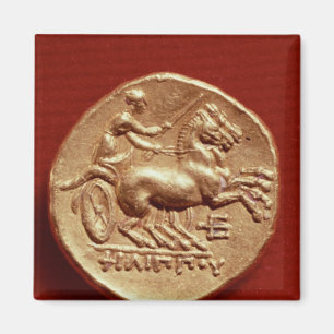 Imán Revés de un stater de Philip II de Macedonia