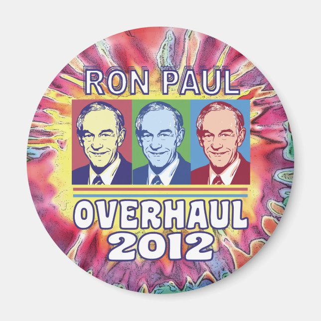 Imán Revisión general de Ron Paul 2012 (Frente)