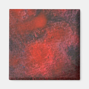 Imán Revista artística abstracta "Cosmos Red"