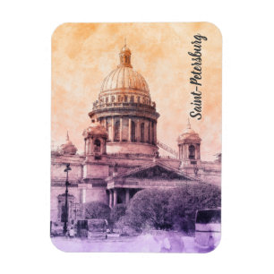 Imán Revista Catedral de San Isaac - San Petersburgo