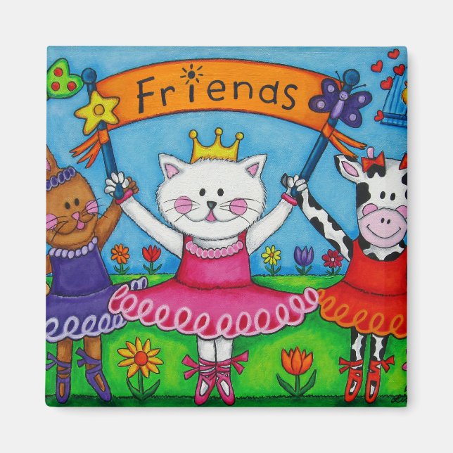 Imán Revista de amigos de Ballerina #1 (Frente)