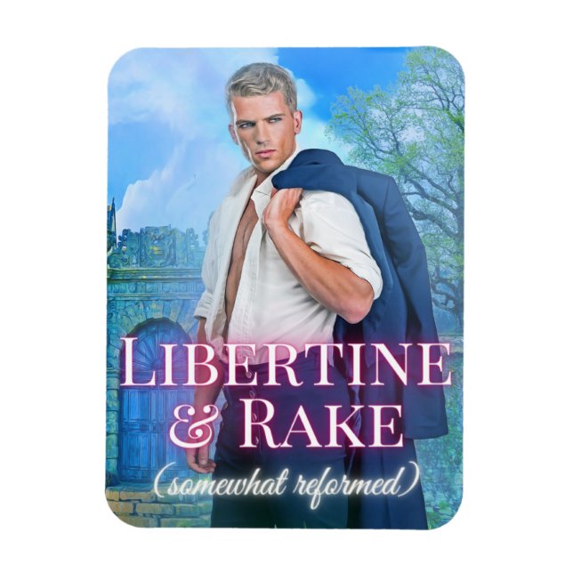 Imán Revista de las tortas - Sr. Agosto (Vertical)