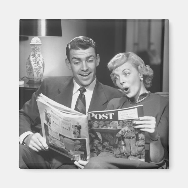 Imán Revista de lectura de parejas (Frente)